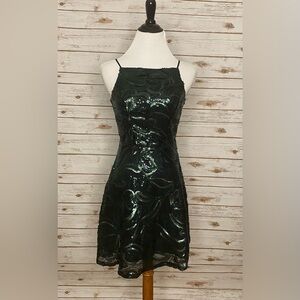 Honey and Rosie sequin cocktail dress